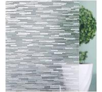 rabbitgoo Vinilo Cristal Ventanas Translucido Adhesiva Película Laminas Privacidad Pegatina Vinilo Ventana Anti 96% UV Calor Fácilmente Decorativos Reutilizar Esmerilados para Baño Cocina 44.5x200cm