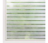 rabbitgoo Vinilo Ventana Privacidad de Rayas 30x200cm, Vinilos para Cristales Electroestático, Lámina Ventana Translucido Anti UV, Vinilo Adhesivo Cristal Decorativos para Oficina Cocina Salón