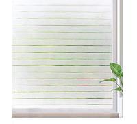 rabbitgoo Vinilo Ventana Privacidad de Rayas Esmeriladas, 44.5x300cm