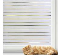 rabbitgoo Vinilo Ventana Privacidad de Rayas Esmeriladas, 44.5x400cm