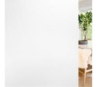 rabbitgoo Vinilos para Cristales Privacidad, Vinilos para Ventanas Opaco, Lamina Vinilo Ventana Estático Anti UV, Vinilo Autoadhesivo Decorativo para Mampara de Ducha Baño, Blanco Puro 30x400cm