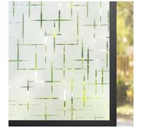 rabbitgoo Vinilos para Ventanas Privacidad, Vinilo Ventana Estatico, Pegatina Anti UV Calor, Lámina Translucido para Ventanas Adhesivo, Vinilo Cristal Reutilizable para Cocina Oficina, 44.5x200cm