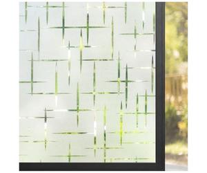 rabbitgoo Vinilos para Ventanas Privacidad, Vinilo Ventana Estatico, Pegatina Anti UV Calor, Lámina Translucido para Ventanas Adhesivo, Vinilo Cristal Reutilizable para Cocina Oficina, 90x200cm