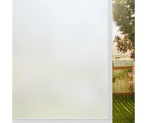 rabbitgoo Vinilos para Ventanas Privacidad, Vinilos para Cristales Opaco, 44.5x200cm, Lamina Vinilo Ventana Estático Anti UV, Vinilo Autoadhesivo Decorativo para Puertas Cristal Bano Cocina, Mate