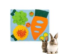 Rabbits Sniff Mat, Rabbits Mat | Estera de alimentación de alimentación de heno Polar del vellón | Rompecabezas interactivas Toy Slowrewre Dipenser para Perros y hámster