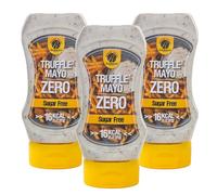 Rabeko Zero Sauce - trufa cero, 3 x 350 ml - productos saludables bajos en carbohidratos, bajos en calorías y grasas para ensaladas, papas fritas, hamburguesas - sin gluten ni lactosa