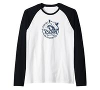 Rabia Lista Bitin Mapache Humor Oscuro Vida Silvestre Juego de Palabras Camiseta Manga Raglan