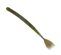 Rabid Baits Shaker Worm, gusano de cola recta para pesca de agua dulce, para plantilla de cabeza temblorosa o aparejo de Texas, gusano Erie, 5 pulgadas (6 gusanos)