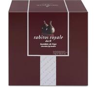 Rabitos Royale Chocolate Negro 1kg Formato Magnum - 58 Bombones de Higos Secos del Mediterráneo Rellenos Trufa Brandy, Receta Artesanal Desde 1989 Almoharín