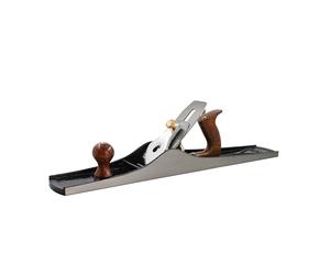 Rabot à dégauchir Faithfull n° 7 - Rabot à bois en fonte usinée avec précision pour bois durs et tendres, dressage des bords longs, nivellement des planches et enlèvement de matière