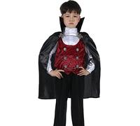 Rabtero Niños Vampirismo Ropa, Chicos contando trajes de drácula, Halloween Drácula o chicos de vampirismo vestidos de lujo 3-4 años