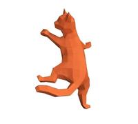 Raccoon 3D Paper Model Animal DIY Puzzles Desk Decor Home Decoration Originality Handmade Art Origami Papercraft