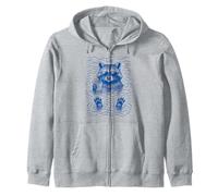 Raccoon Bath Water Swimming Ripples Cool Raccoon Face Sudadera con Capucha