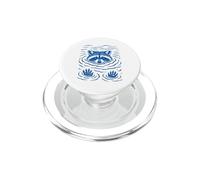 Raccoon Bath Water Swimming Ripples Cute Raccoon Face PopSockets PopGrip para MagSafe