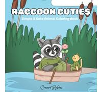 Raccoon Cuties: Simple & Cute Animal Coloring Book