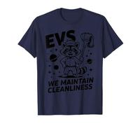 Raccoon EVS Mantenemos la Limpieza Diseño Retro de Conserje Camiseta