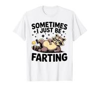 Raccoon Farting Hombres Mujeres Humor Regalos Camiseta