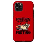 Raccoon Farting Hombres Mujeres Humor Regalos Carcasa para iPhone 11 Pro