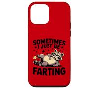 Raccoon Farting Hombres Mujeres Humor Regalos Carcasa para iPhone 12 Mini