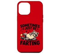 Raccoon Farting Hombres Mujeres Humor Regalos Carcasa para iPhone 12 Pro MAX