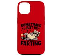 Raccoon Farting Hombres Mujeres Humor Regalos Carcasa para iPhone 13