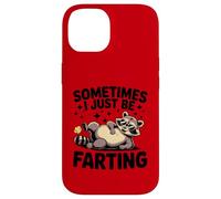 Raccoon Farting Hombres Mujeres Humor Regalos Carcasa para iPhone 14