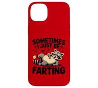 Raccoon Farting Hombres Mujeres Humor Regalos Carcasa para iPhone 14 Plus