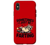Raccoon Farting Hombres Mujeres Humor Regalos Carcasa para iPhone X/XS