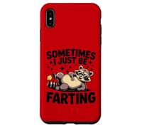 Raccoon Farting Hombres Mujeres Humor Regalos Carcasa para iPhone XS MAX