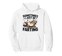 Raccoon Farting Hombres Mujeres Humor Regalos Sudadera con Capucha