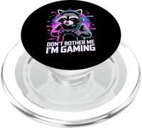 Raccoon Gaming Don't Bother Me I'm Gaming PopSockets PopGrip para MagSafe