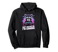 Raccoon Gaming Don't Bother Me I'm Gaming Sudadera con Capucha