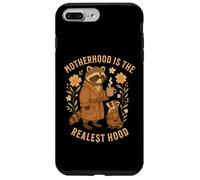 Raccoon Motherhood is The Realest Hood Día de la Madre Mamá Vida Carcasa para iPhone 7 Plus/8 Plus