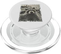 Raccoon Selfie Titanic Iceberg, Barco Vintage, Humor PopSockets PopGrip para MagSafe