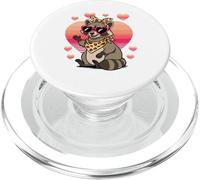 Raccoon Sunglasses Valentines Day PopSockets PopGrip para MagSafe