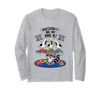 Raccoon-t Me In Pre K Divertido Juego de Palabras de Mapache Volver a la Escuela Humor Manga Larga