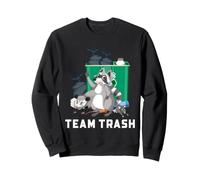 Raccoon Team Reciclaje de Basura Humor Animal Arte de Vida Silvestre Sudadera