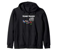 Raccoon Team Reciclaje de Basura Humor Animal Arte de Vida Silvestre Sudadera con Capucha