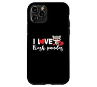 Raccoon Trash Panda Love Heart para niñas y mujeres Carcasa para iPhone 11 Pro