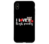 Raccoon Trash Panda Love Heart para niñas y mujeres Carcasa para iPhone XS Max