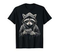 Raccoon Wildlife Trash Panda Forest Cámara Fotógrafo Camiseta