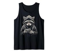 Raccoon Wildlife Trash Panda Forest Cámara Fotógrafo Camiseta sin Mangas