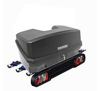 Race 3 - Portabicicletas plegable con 3 ruedas y caja para equipaje Nekkar, color negro