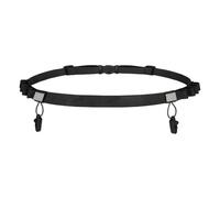 Race Belt, Running Number Bib Holder, Adjustable Elastic Waistband, Lightweight & Comfortable Fit, Secure Non-Slip Grip, Ideal para Outdoors Fitness Time Hiking, 37 x 0,98 pulgadas, Negro , Se