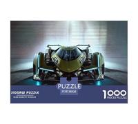 Race Car-Classic Car Puzzle De Madera Impermeable DIY Puzzle De 1000 Piezas Regalos para Adultos Colorido Rompecabezas para Adultos Juegos Educativos