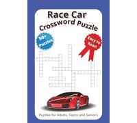 Race Car Crossword Puzzle: Crossword Puzzles with Easy to Read Print about Race Car, Drag Racing, Automobiles and More | 6x9 inches, 120 pages | 50+ ... Gifts for Vacations, Holidays and Relaxation