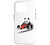 Race Car Panda Awesome Drifting Animal tee and Gear Presents Carcasa para iPhone 16 Pro