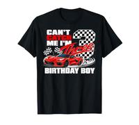 Race Car Racing 3rd Birthday Can’t Catch Me I'm 3 Bday Boy Camiseta
