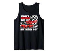 Race Car Racing 3rd Birthday Can’t Catch Me I'm 3 Bday Boy Camiseta sin Mangas