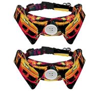 Race Car Urban Street - Collar de perro con lazo, cómodo y ajustable para perros pequeños y niñas